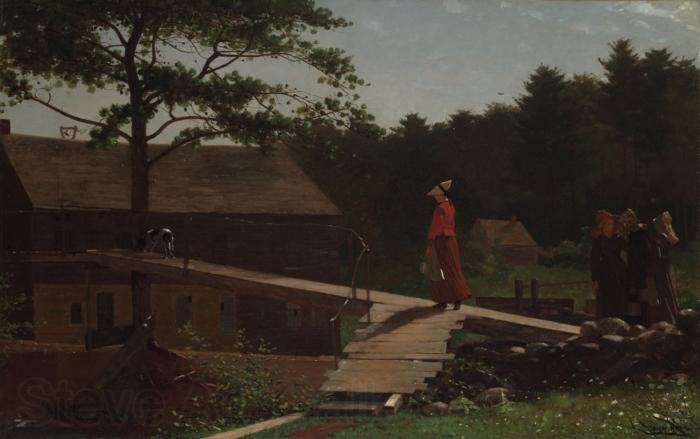 Winslow Homer Old Mill Norge oil painting art